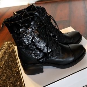 Sequin Guess boots NWB